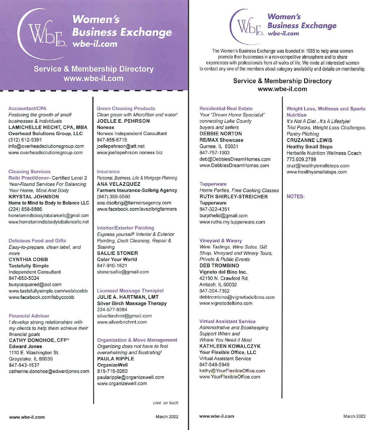 WBE-IL Membership Directory